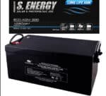 Μπαταρία 220ah c20 / 250ah c100. S. Energry  220/25ah c100 μπαταρίες βαθιάς εκφόρτισης